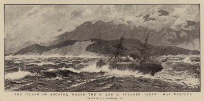 The Island of Socotra, where the P and O Steamer Aden was Wrecked by Charles J. Staniland